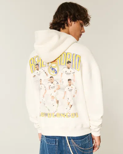 Hollister Boxy Real Madrid Cf Graphic Hoodie In Multi