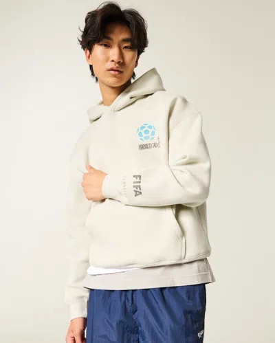 Hollister Brazil 1970 Fifa World Cup Champions Graphic Hoodie In White
