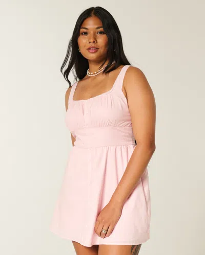 Hollister Button-front Mini Dress