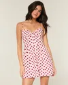 Hollister Button Mini Dress In Multi