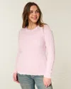 Hollister Cable-knit Icon Crew Sweater In Pink