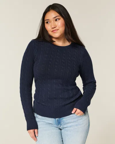 Hollister Cable-knit Icon Crew Sweater