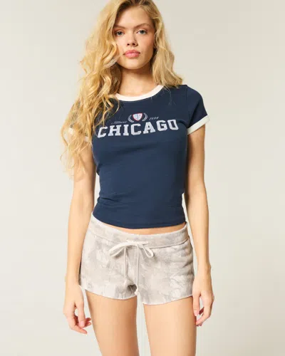 Hollister Camo Mini Fleece Shorts