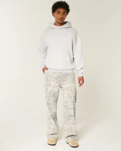 Hollister Camo Super Baggy Painter Jeans In Neutral
