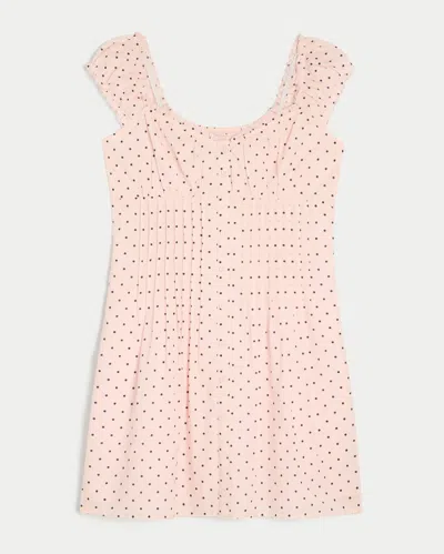 Hollister Cap Sleeve Button Front Mini Dress