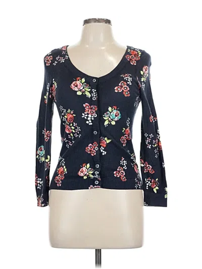 Pre-owned Hollister Cardigan Sweater In Blue