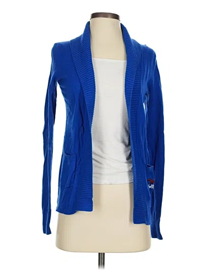 Pre-owned Hollister Cardigan Sweater In Blue
