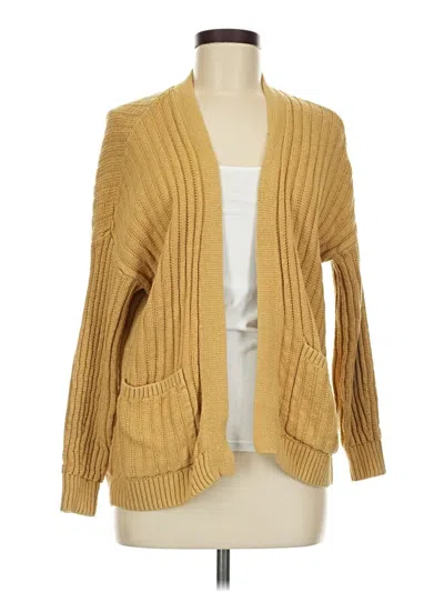 Pre-owned Hollister Cardigan Sweater In Brown