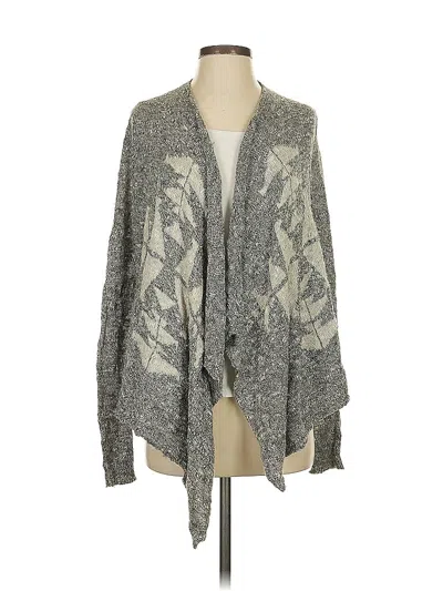 Pre-owned Hollister Cardigan Sweater In Gray