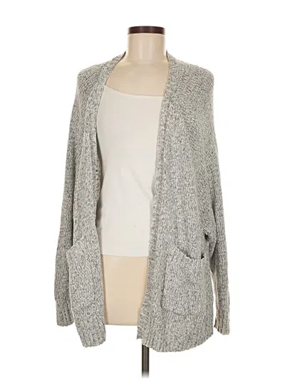 Pre-owned Hollister Cardigan Sweater In Gray