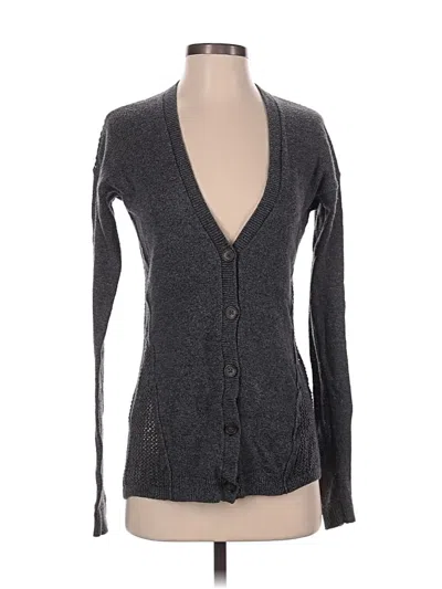 Pre-owned Hollister Cardigan Sweater In Gray
