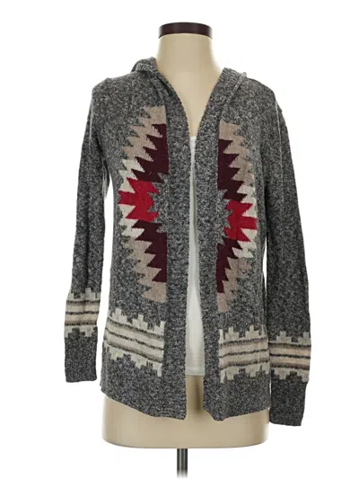 Pre-owned Hollister Cardigan Sweater In Gray