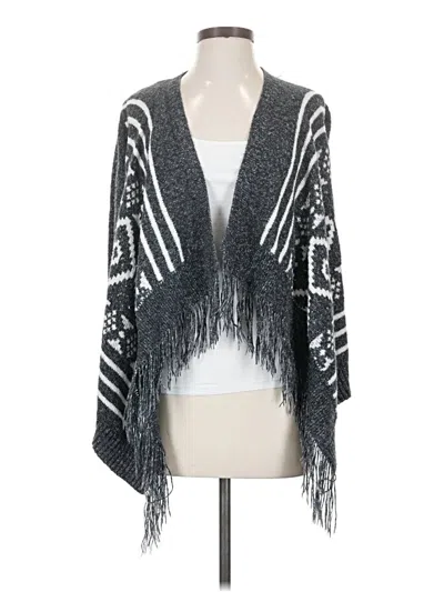Pre-owned Hollister Cardigan Sweater In Gray
