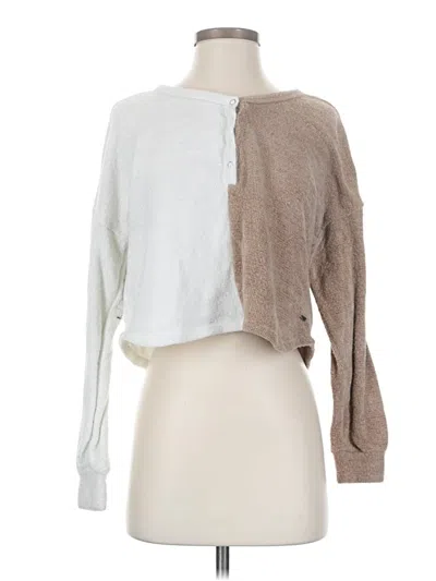 Pre-owned Hollister Cardigan Sweater In Gray