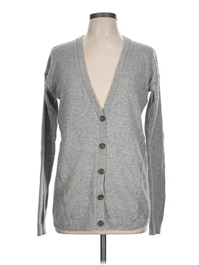 Pre-owned Hollister Cardigan Sweater In Gray