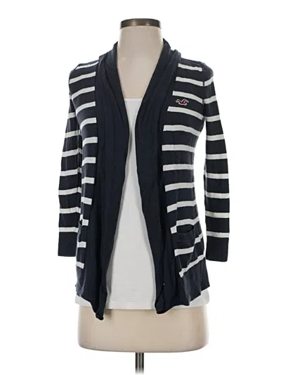 Pre-owned Hollister Cardigan Sweater In Gray