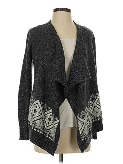 Pre-owned Hollister Cardigan Sweater In Gray