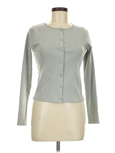 Pre-owned Hollister Cardigan Sweater In Gray