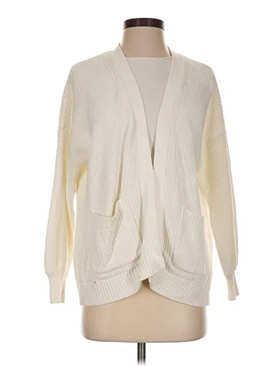 Pre-owned Hollister Cardigan Sweater In Ivory