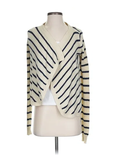 Pre-owned Hollister Cardigan Sweater In White