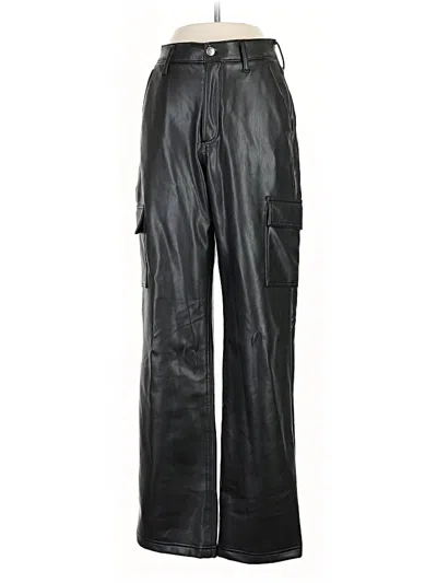 Pre-owned Hollister Cargo Pants In Black