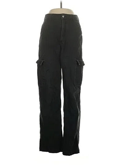 Pre-owned Hollister Cargo Pants In Black
