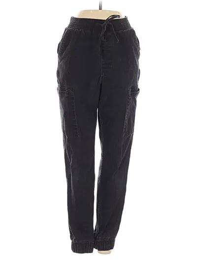 Pre-owned Hollister Cargo Pants In Black