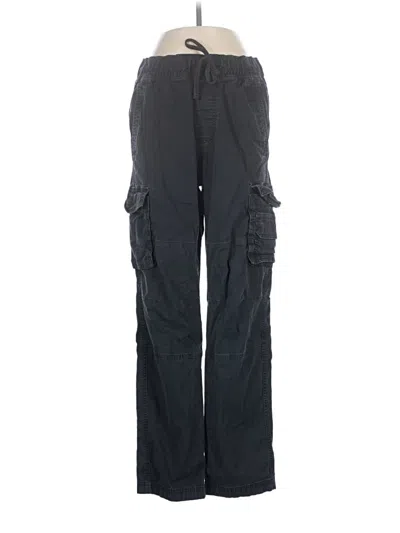 Pre-owned Hollister Cargo Pants In Black