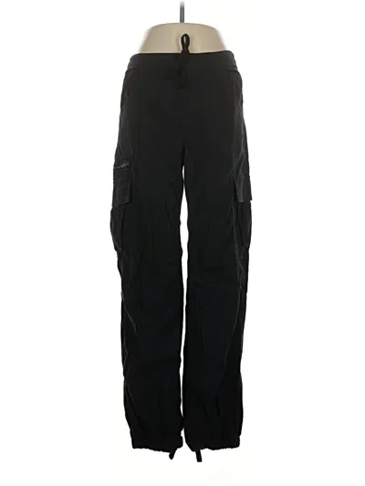 Pre-owned Hollister Cargo Pants In Black