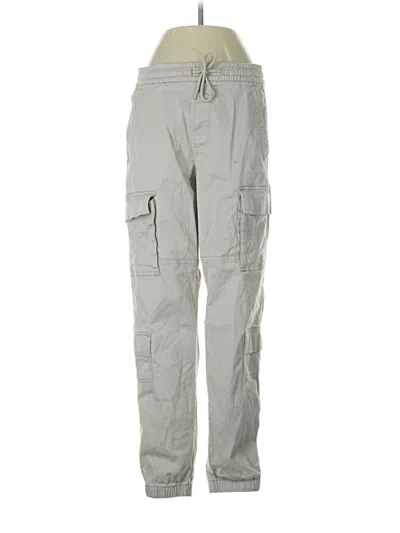 Pre-owned Hollister Cargo Pants In Gray