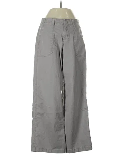 Pre-owned Hollister Cargo Pants In Gray