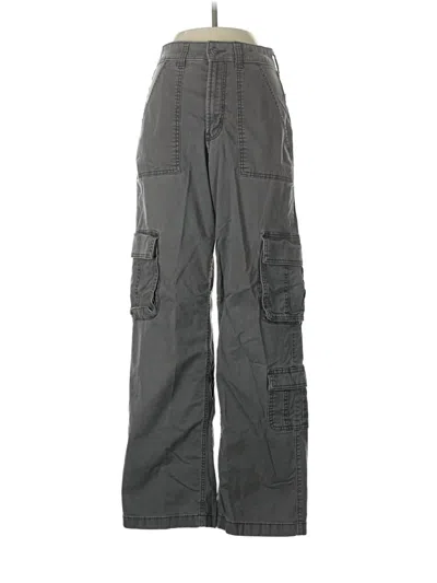 Pre-owned Hollister Cargo Pants In Gray