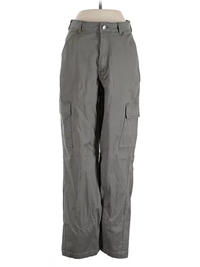 Pre-owned Hollister Cargo Pants In Gray