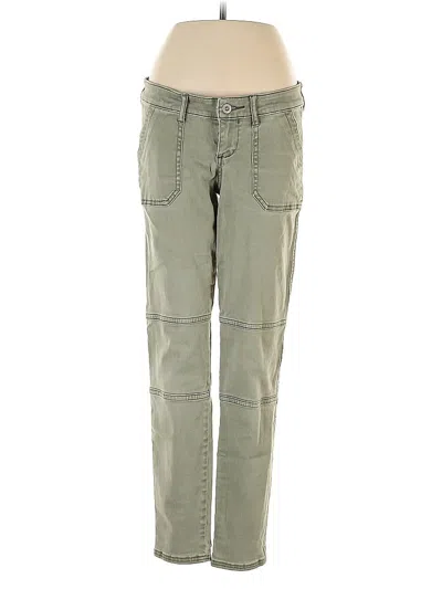 Pre-owned Hollister Cargo Pants In Green