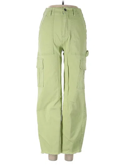 Pre-owned Hollister Cargo Pants In Green