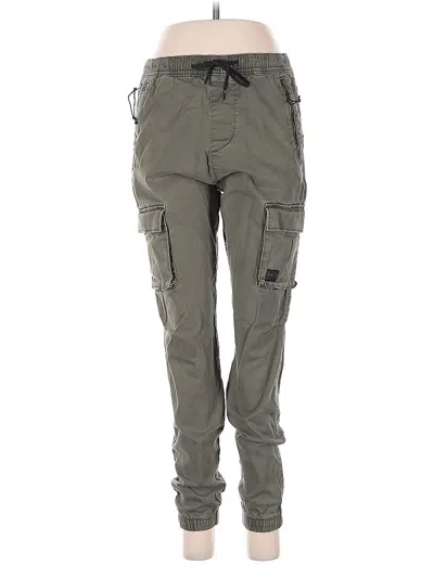 Pre-owned Hollister Cargo Pants In Green