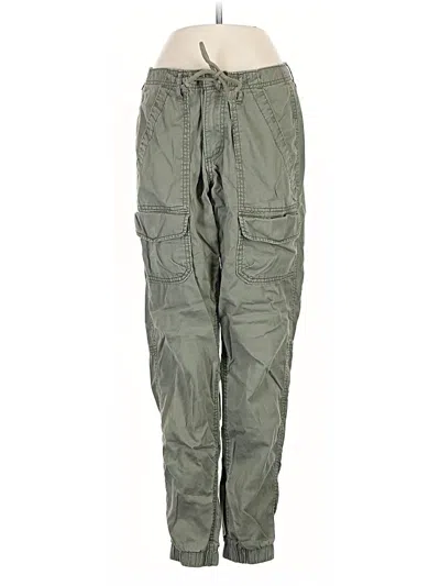 Pre-owned Hollister Cargo Pants In Green