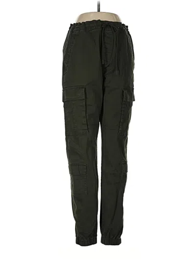 Pre-owned Hollister Cargo Pants In Green
