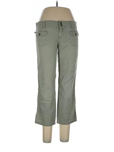 Pre-owned Hollister Cargo Pants In Green