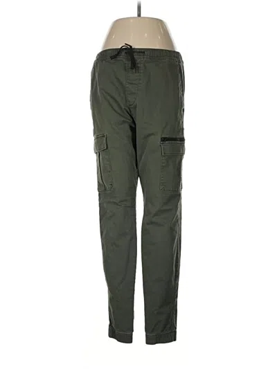 Pre-owned Hollister Cargo Pants In Green