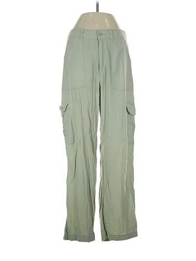 Pre-owned Hollister Cargo Pants In Green