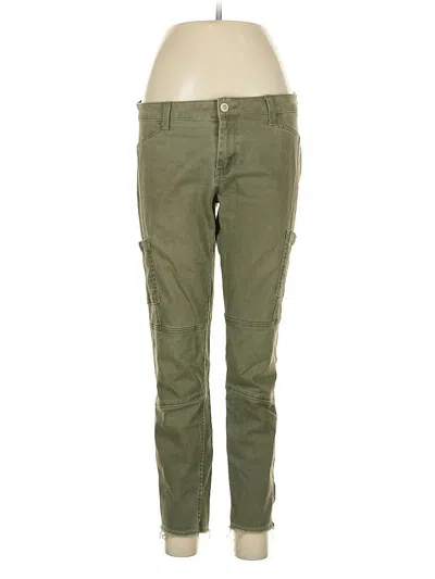 Pre-owned Hollister Cargo Pants In Green