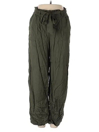 Pre-owned Hollister Cargo Pants In Green
