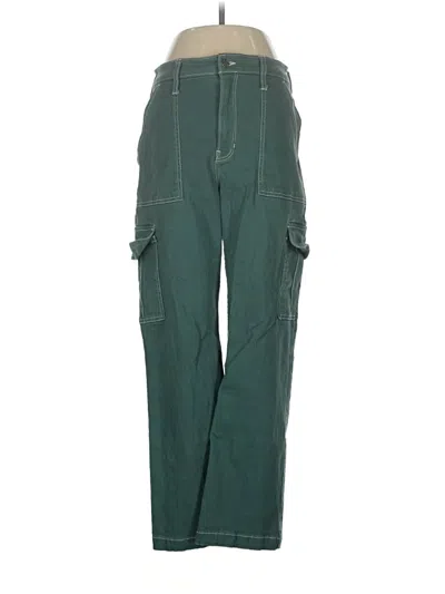 Pre-owned Hollister Cargo Pants In Green