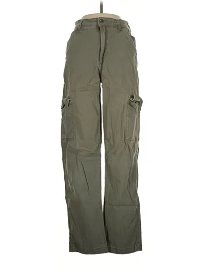 Pre-owned Hollister Cargo Pants In Green