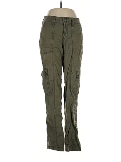 Pre-owned Hollister Cargo Pants In Green
