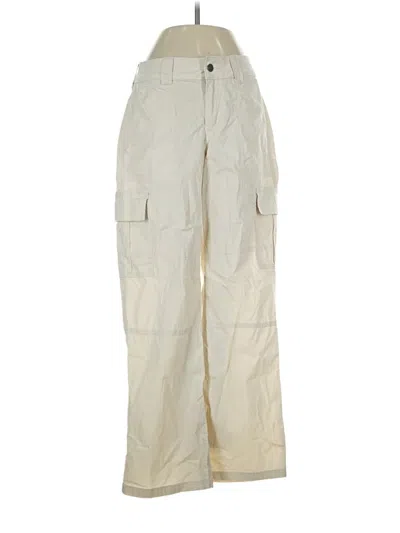 Pre-owned Hollister Cargo Pants In Ivory