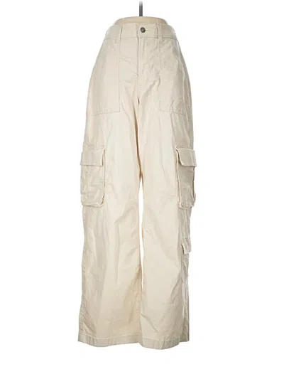 Pre-owned Hollister Cargo Pants In Ivory