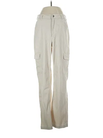 Pre-owned Hollister Cargo Pants In Ivory