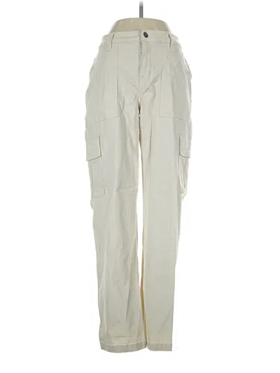 Pre-owned Hollister Cargo Pants In Ivory